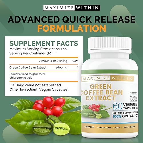 Miniatura 3 de Extracto de grano de café verde Maximize Within, 60 unidades