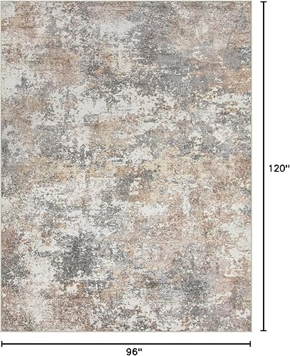 Vista 152 de Alfombra de área para sala de estar: 5 x 7 de interior, suave, esponjosa, alfombra abstracta para dormitorio, cocina, comedor, suelo, alfombra