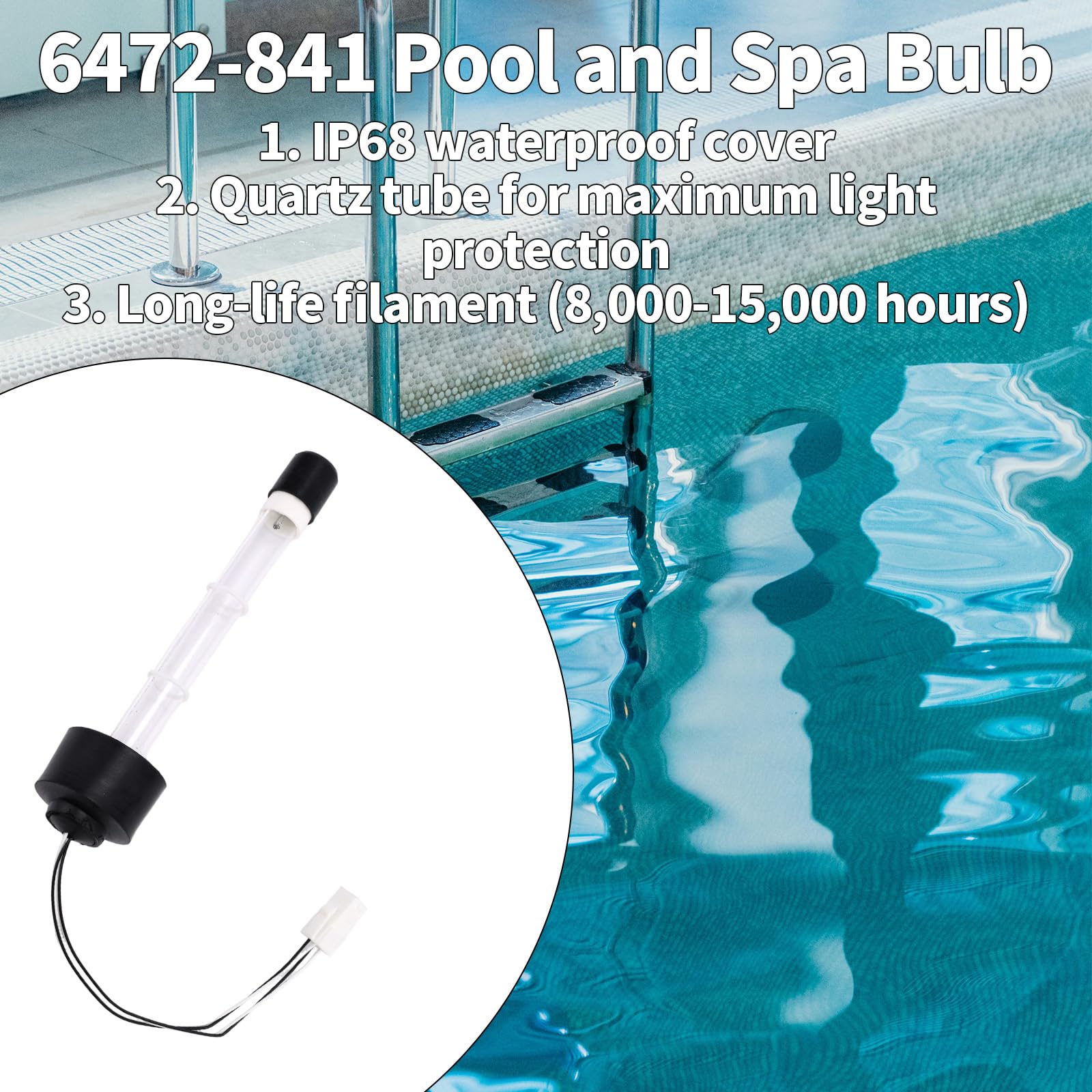 Żarówka Zamienna do Clear Ray XL, 6472-841 Basen do Wanny z Hydromasażem Clearray Żarówka Wanny Hydromasażem de Sundance Spas System Oczyszczania Wody ClearRay