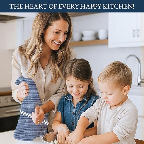 Miniatura 66 de LANE LINEN Juego de 24 toallas de cocina 100% algodón natural absorbentes para cocina, paños de lavado reutilizables, lavables a máquina, 14 x 25