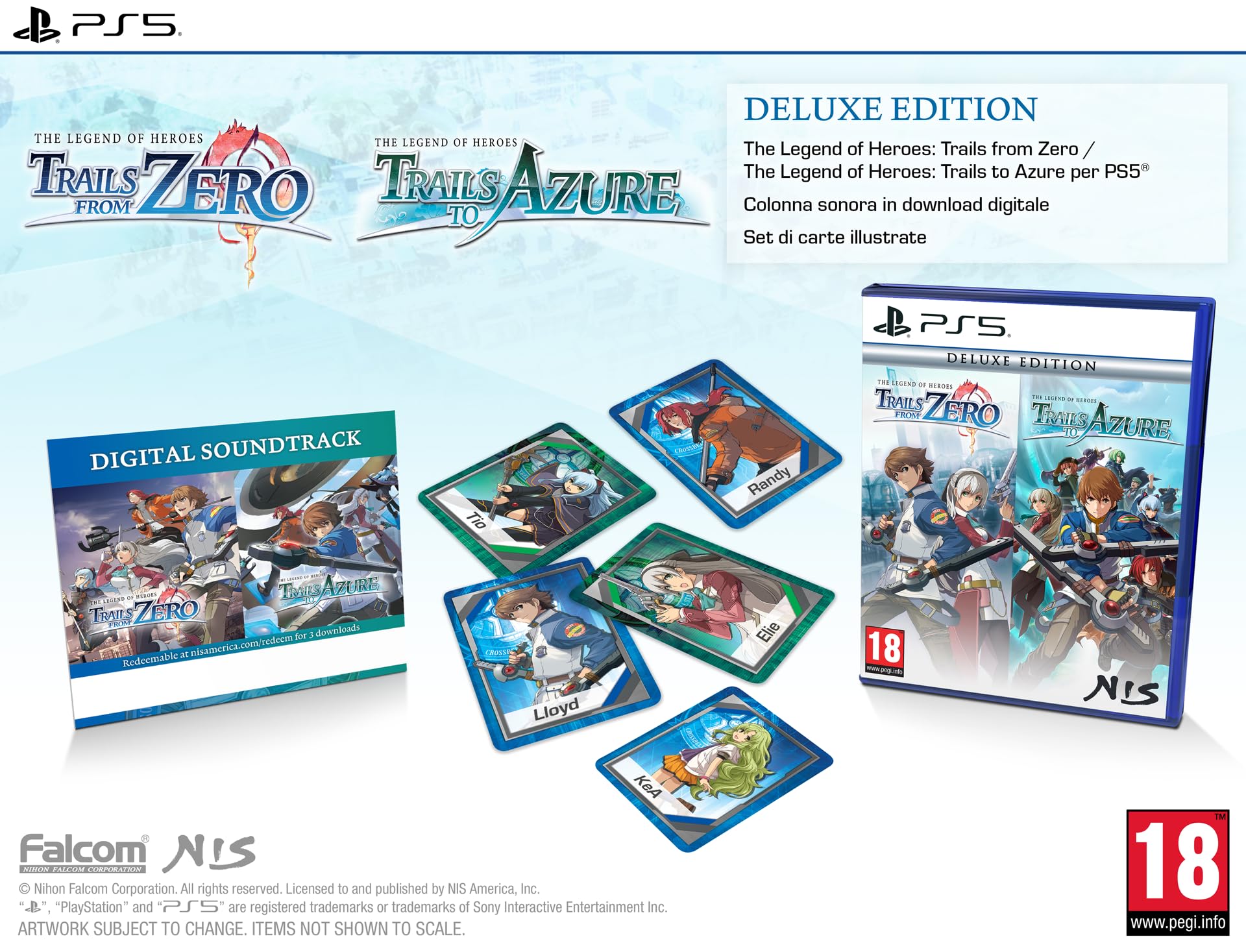 The Legend of Heroes: Trails from Zero / The Legend of Heroes: Trails to Azure - Deluxe Edition (PS5)