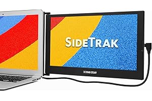 Slidetrak Duo (Sidetrak Magnet) 1080P Portable USB Monitor for Laptop