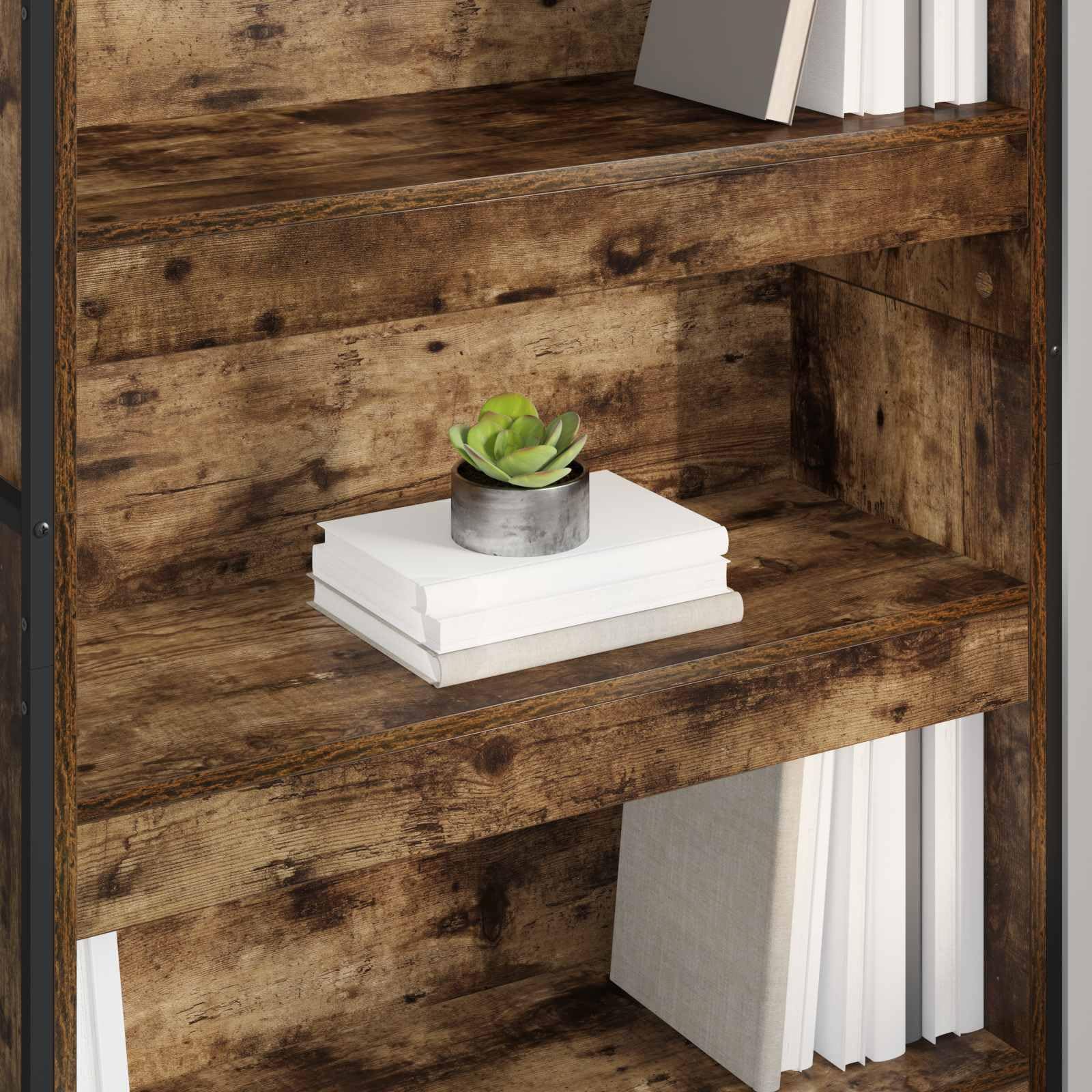 Estantería para Libros 80 x 30 x 189,5 cm Madera de ingeniería,39.2kg-3403012