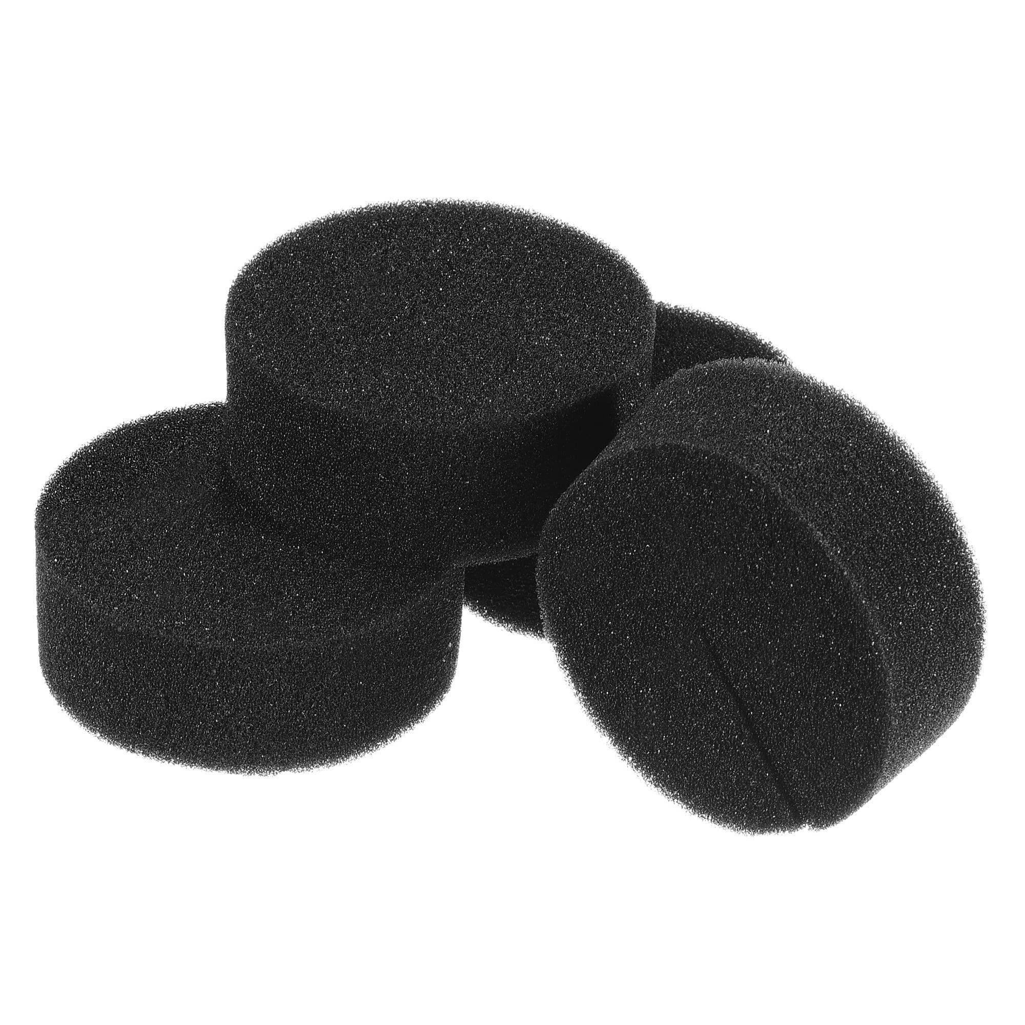 Muiltvoe 50pcs Hydroponic Sponges, 1.57" Growing Media Cylindrical Sponges for Home Vegetable Flower Planting, White