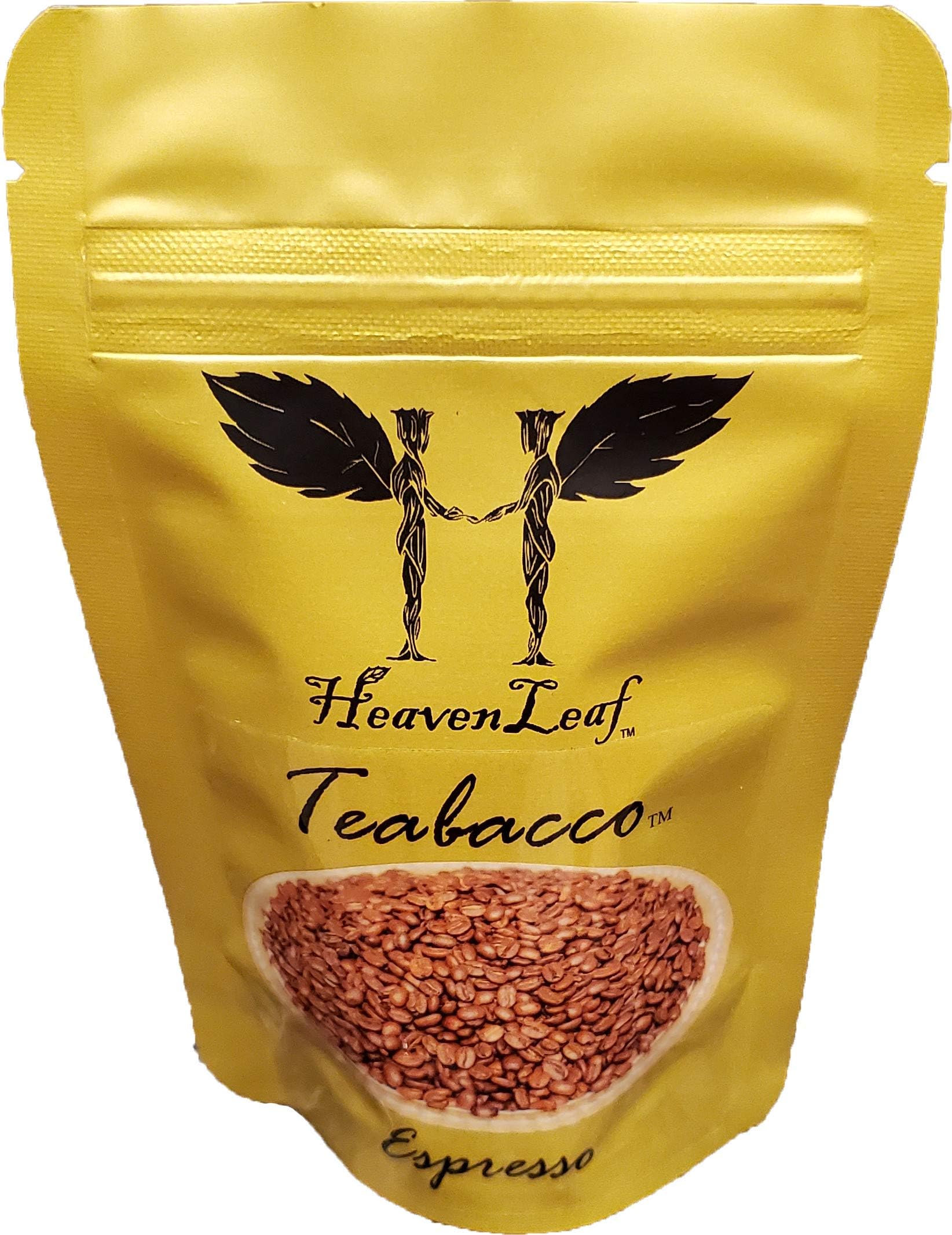 Teabacco (Choose Your Flavors) 100g, World's Best Hookah Shisha Herbal Flavors. 100% Tobacco & Nicotine Free! (Espresso)