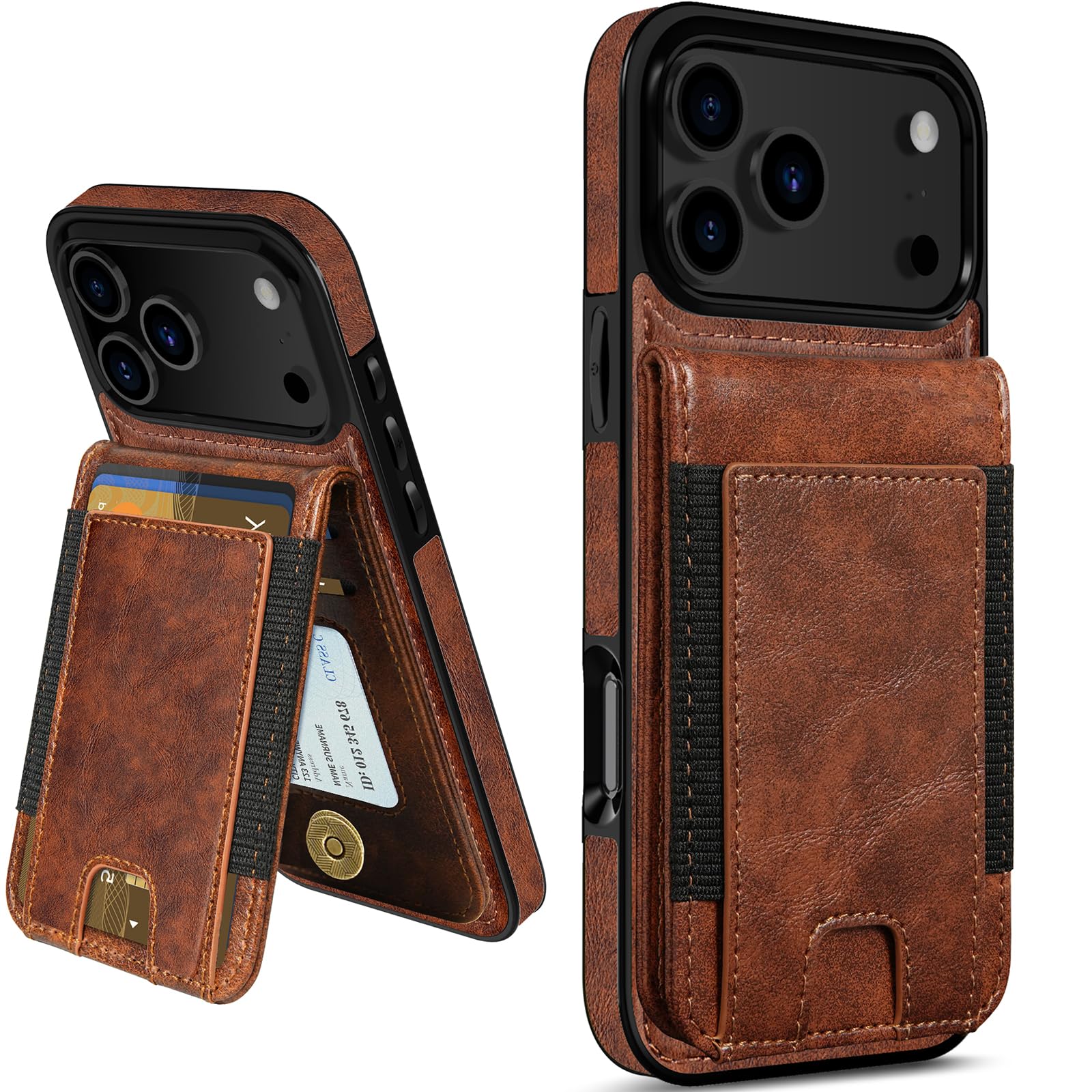 LOHASIC for iPhone 17 Pro Max Wallet Case with Card Holder, Women