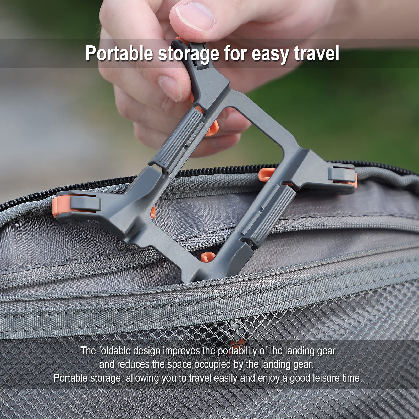 O'woda Drone Landing Gear for DJI Mini 4K/Mini 2/Mini 2 SE - Image 3