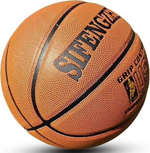 Miniatura 2 de Official Size 7 Basketball - Composite Leather with Moisture-Wicking Grip - IndoorOutdoor Game Ready