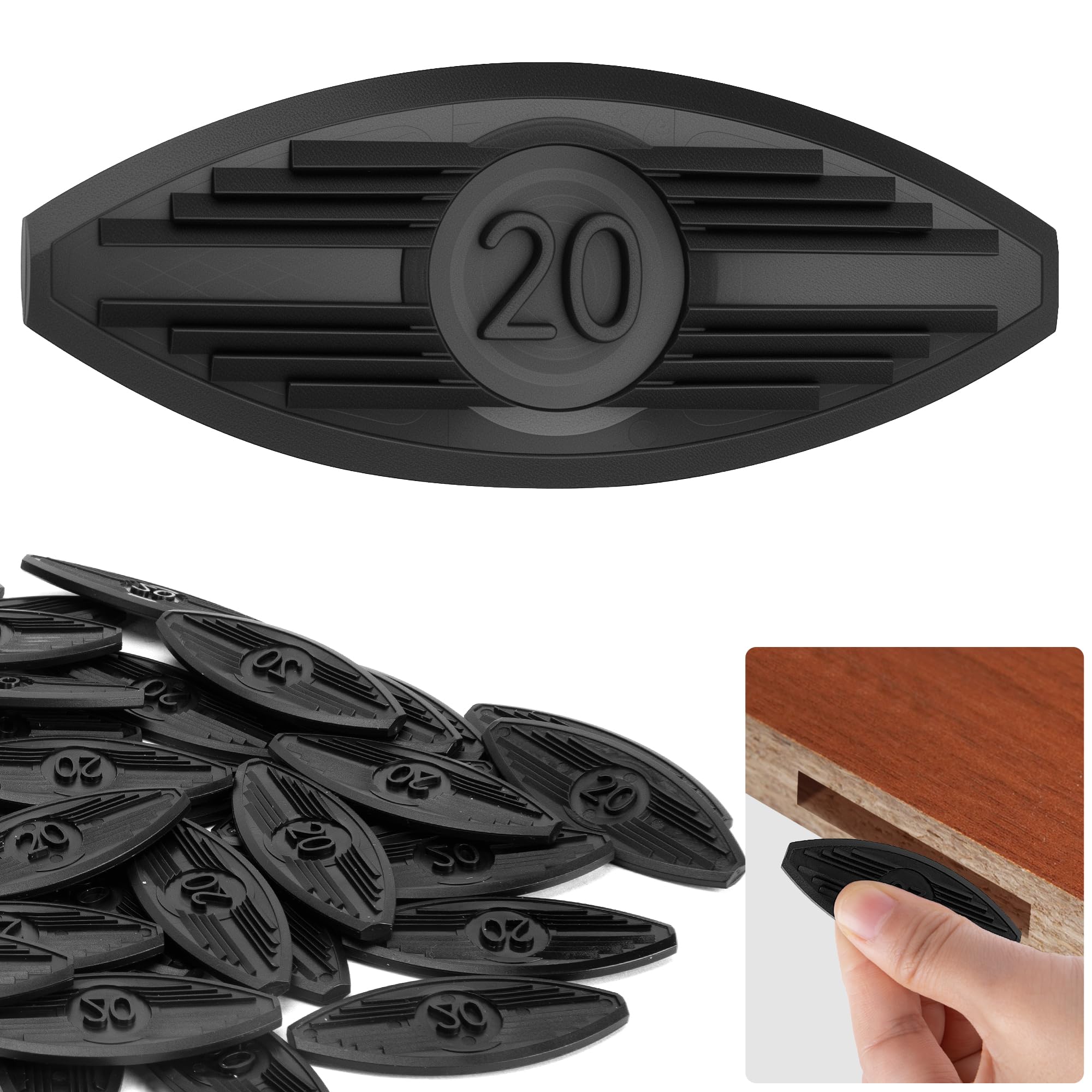 Plastic Joining Biscuits - 60 Pack -1 Plastic Joining Biscuits - 60 Pack -1