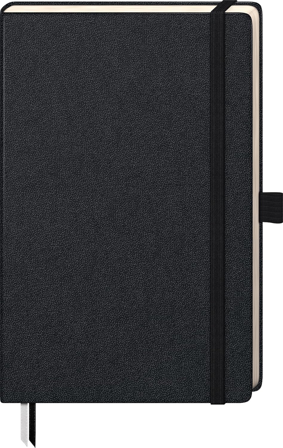 Brunnen Kompagnon School Notebook 12.5 x 19.5 cm, Non-Lined, 20, 96 Pages, Black