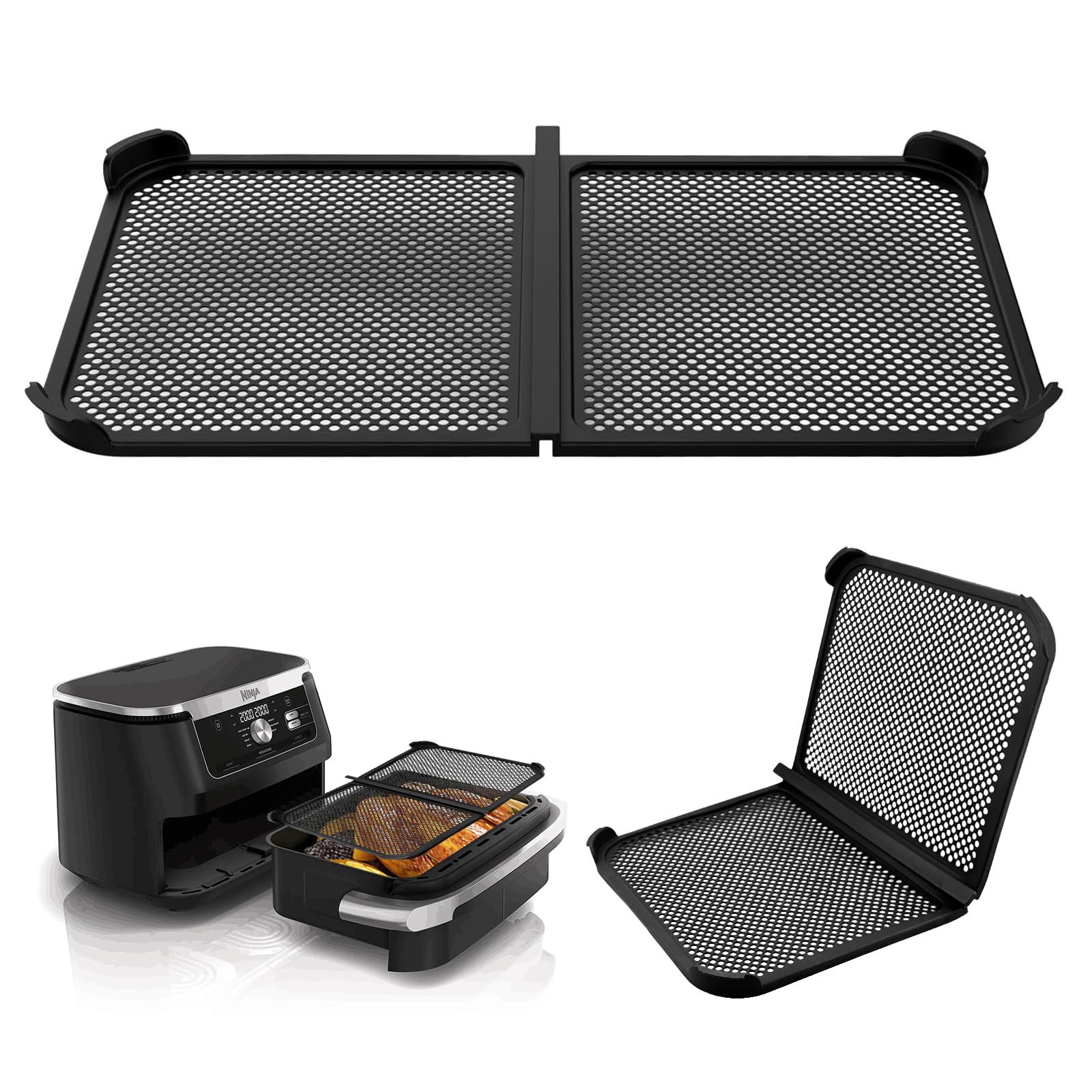 Heißluftfritteuse Zubehör für Ninja Foodi Flexdrawer 10,4 L AF500DE,3