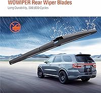 Vista 5 de Repuesto de limpiaparabrisas trasero de 10 pulgadas (10-A) para Toyota RAV4 2018 2017 2016 2015 2014 2013 Highlander 2022-2020 /Jeep Compass