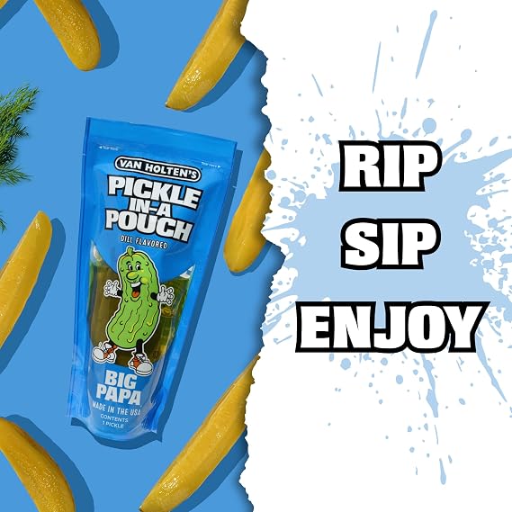 Van Holten's Pickles - Big Papa Pickle-In-A-Pouch - 6 Pack