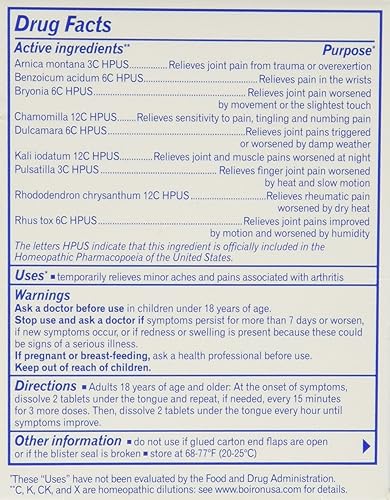 Miniatura 2 de Boiron Artritis Arnicare - 60 pestañas 60 unidades (paquete de 3)
