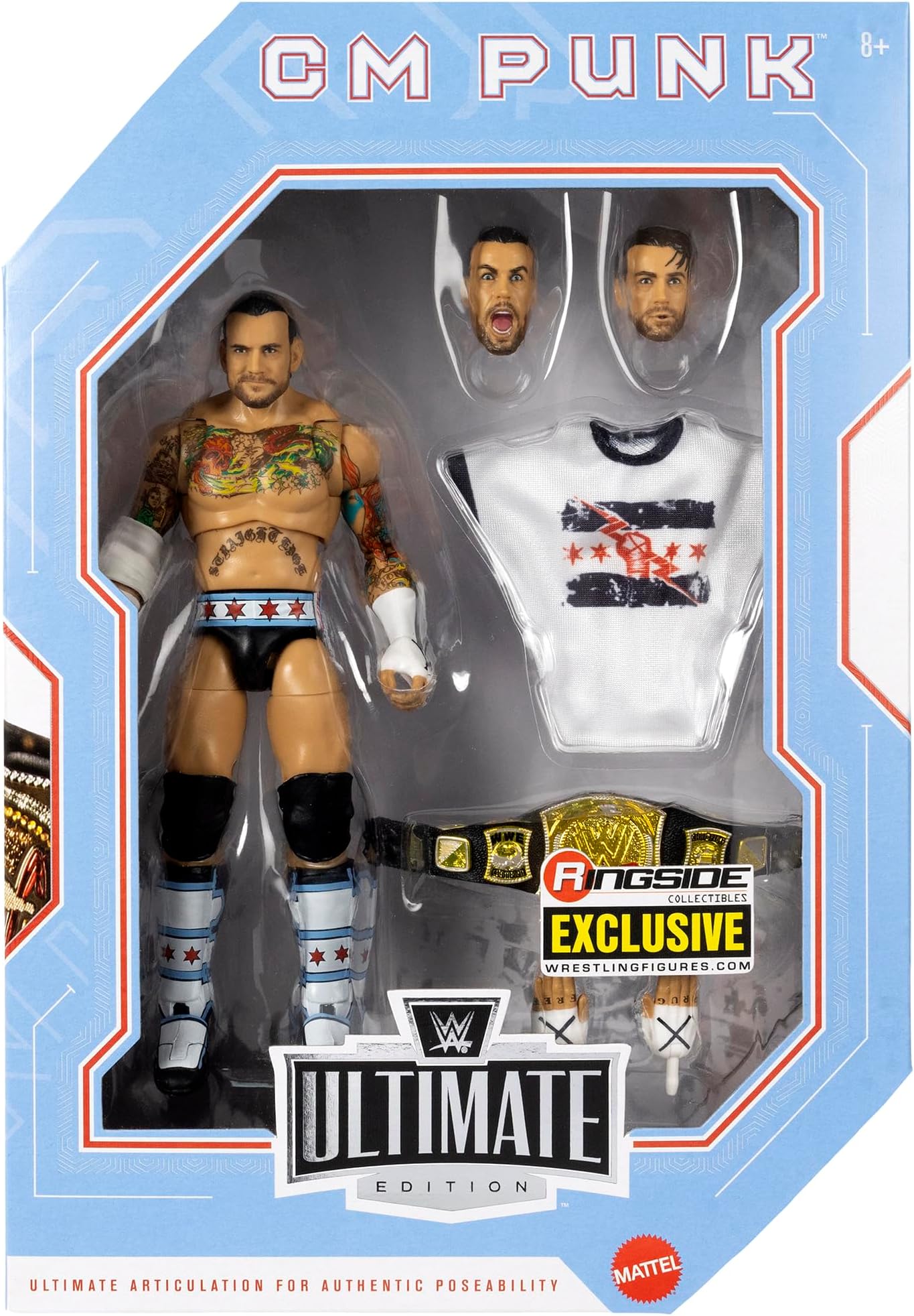 WWE CM Punk (MITB 2011) Ultimate Edition Ringside Exclusive Toy Wrestling Action Figure