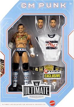 WWE CM Punk MITB 2011 Ultimate Edition Ringside Exclusive Toy Wrestling Action Figure
