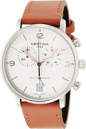 Certina, Mens, DS Caimano Chronograph, Stainless Steel, Swiss Quartz Watch, C0354171603701