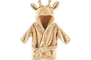 Hudson Baby Unisex Baby Hooded Animal Plush Face Bathrobe