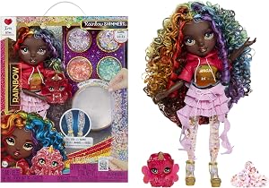 Rainbow High Rainbow Shimmers with Slime – Iris, Rainbow 11” Fashion Doll, Create a Rainbow Doll, Slime Kit, Kids Gift 4+