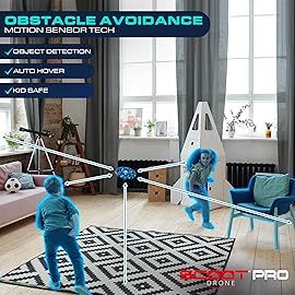 Force1 Scoot Pro Hand Operated Drone for Kids or Adults - Induction Hands Free Motion Sensors Mini Drones with Bright LED Projection, 360 Flips, Easy Indoor Small UFO Flying Orb Ball Drone Toy