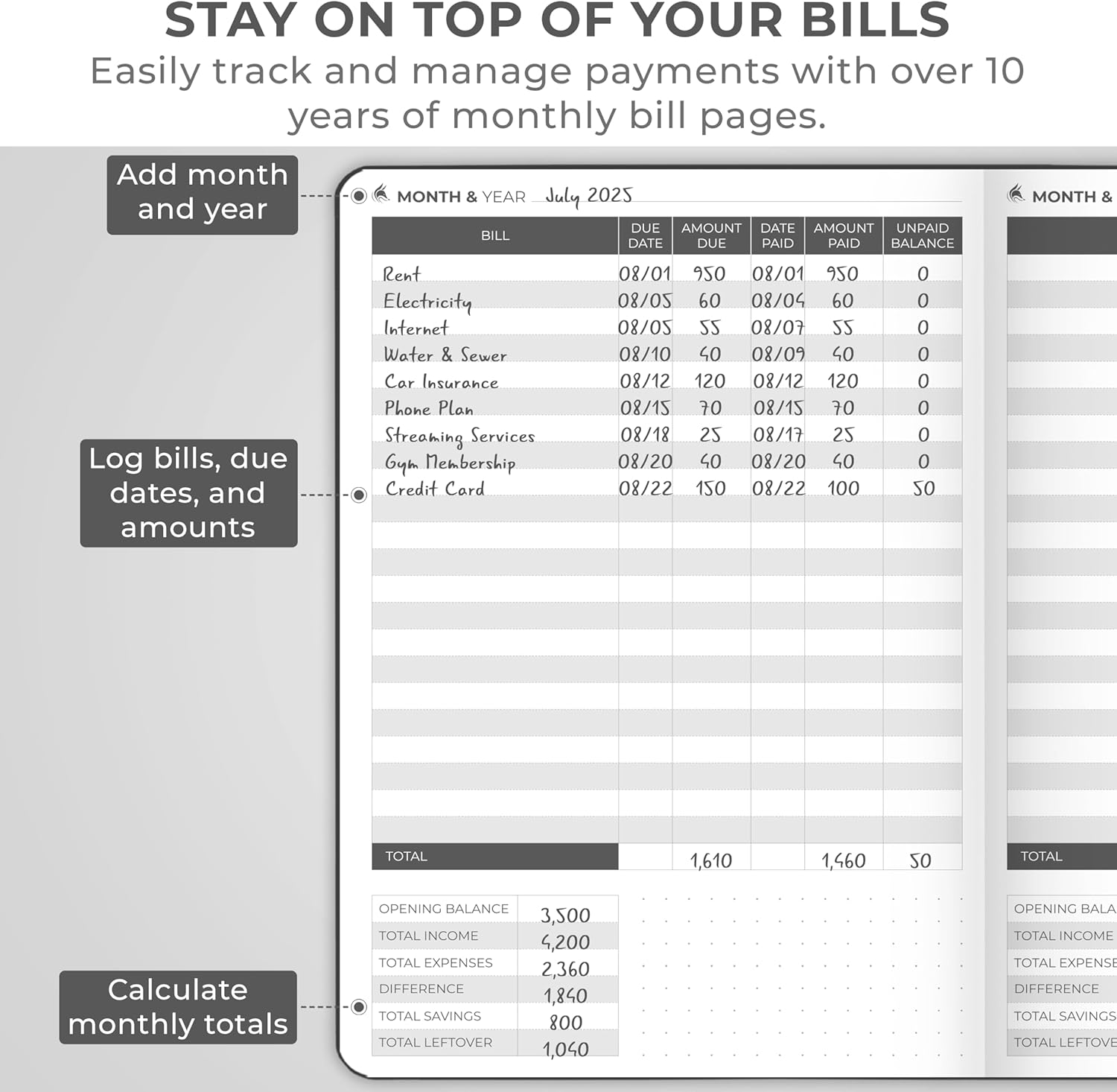 Master Your Finances: Clever Fox Bill Tracker Notebook Review