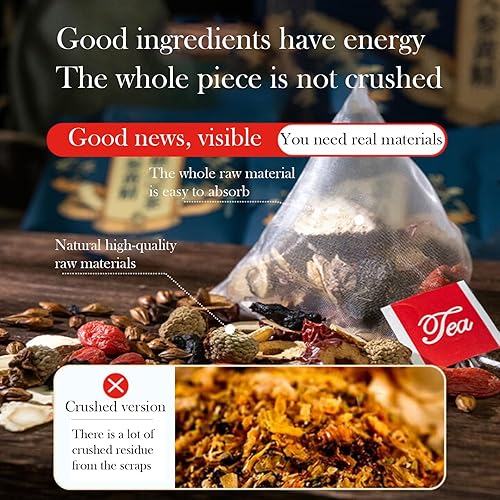 Miniatura 4 de Ginseng Cinco Tesoros Té Wubao 250g/8.8oz Ginseng Seis Tesoros Té de riñón Maca de los hombres Hierbas Energía Marido Huangjing, Mora, bayas de