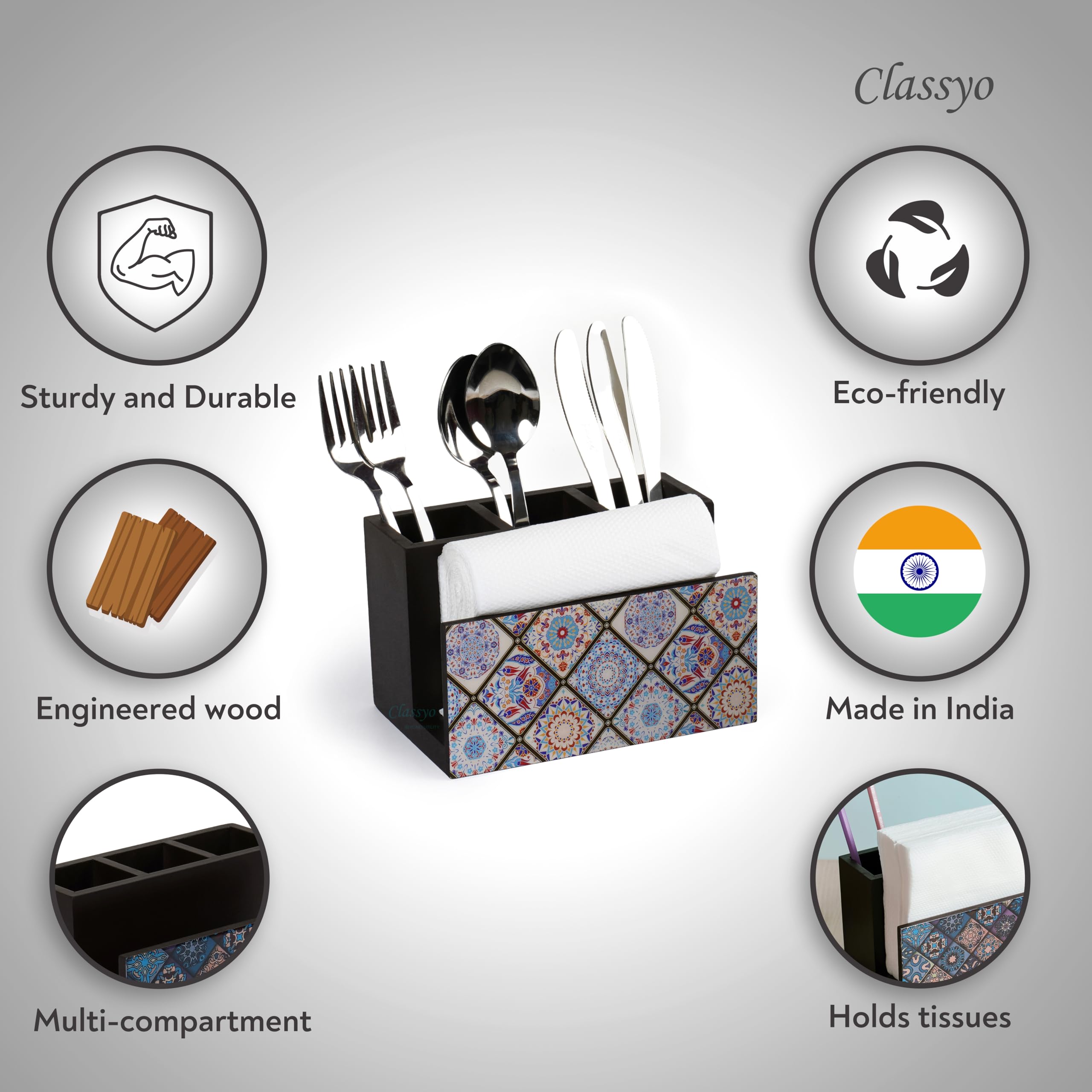 Classyo Spoon Stand - Kitchen & Dining Organizer -3