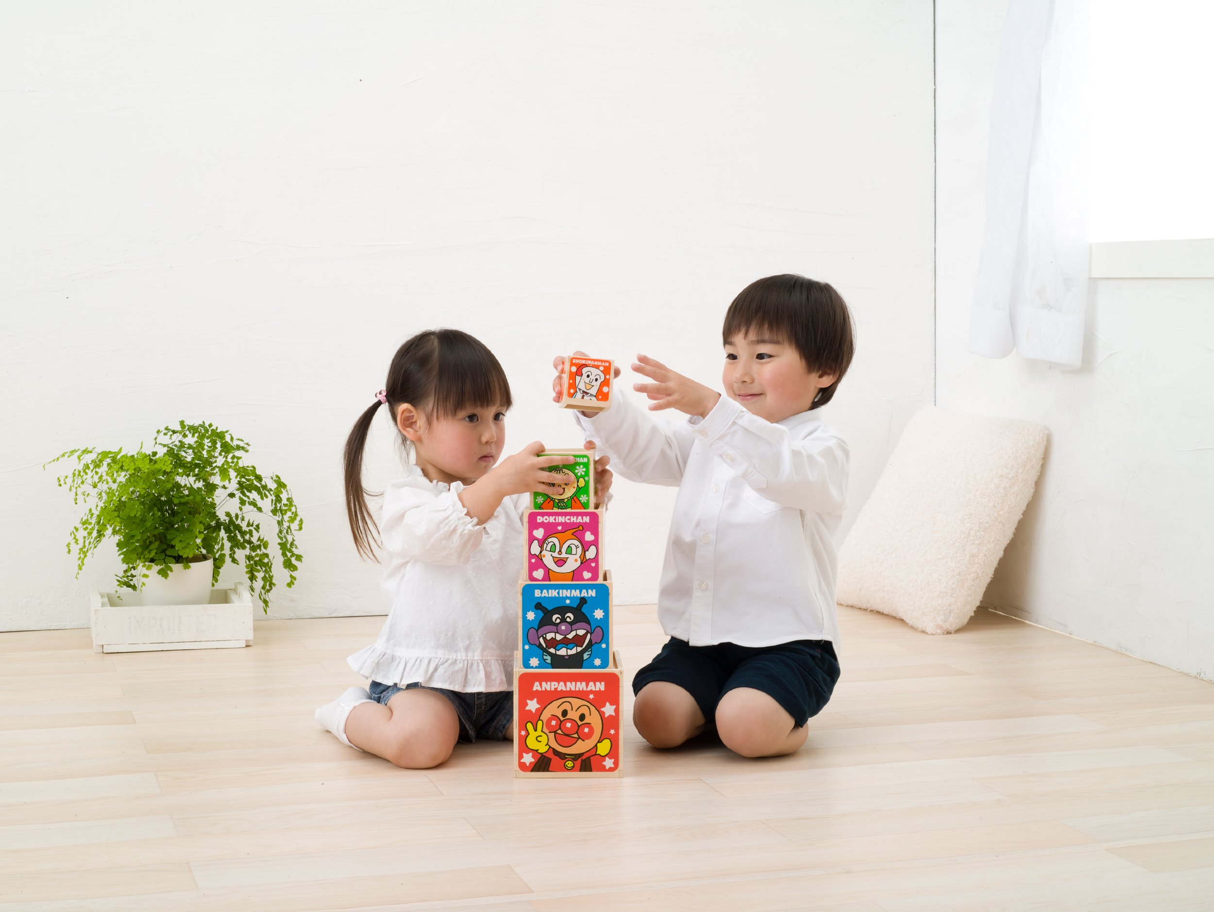 Amazon | アンパンマン 木製かさねていれてかぞえてボックス