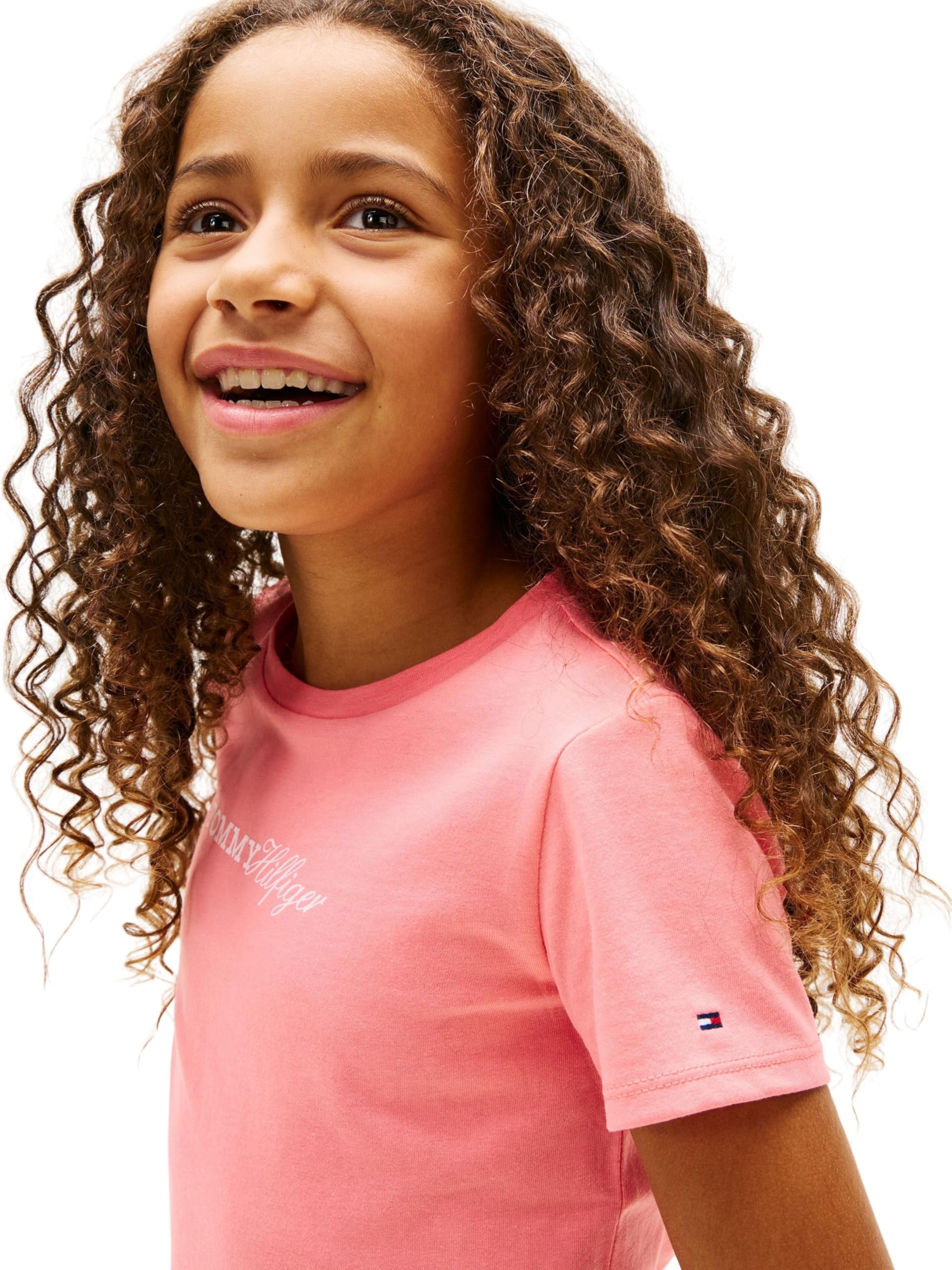 Tommy Hilfiger Tommy Script tee SS Kg0kg09123 Camisetas Niñas (Pack de 1)