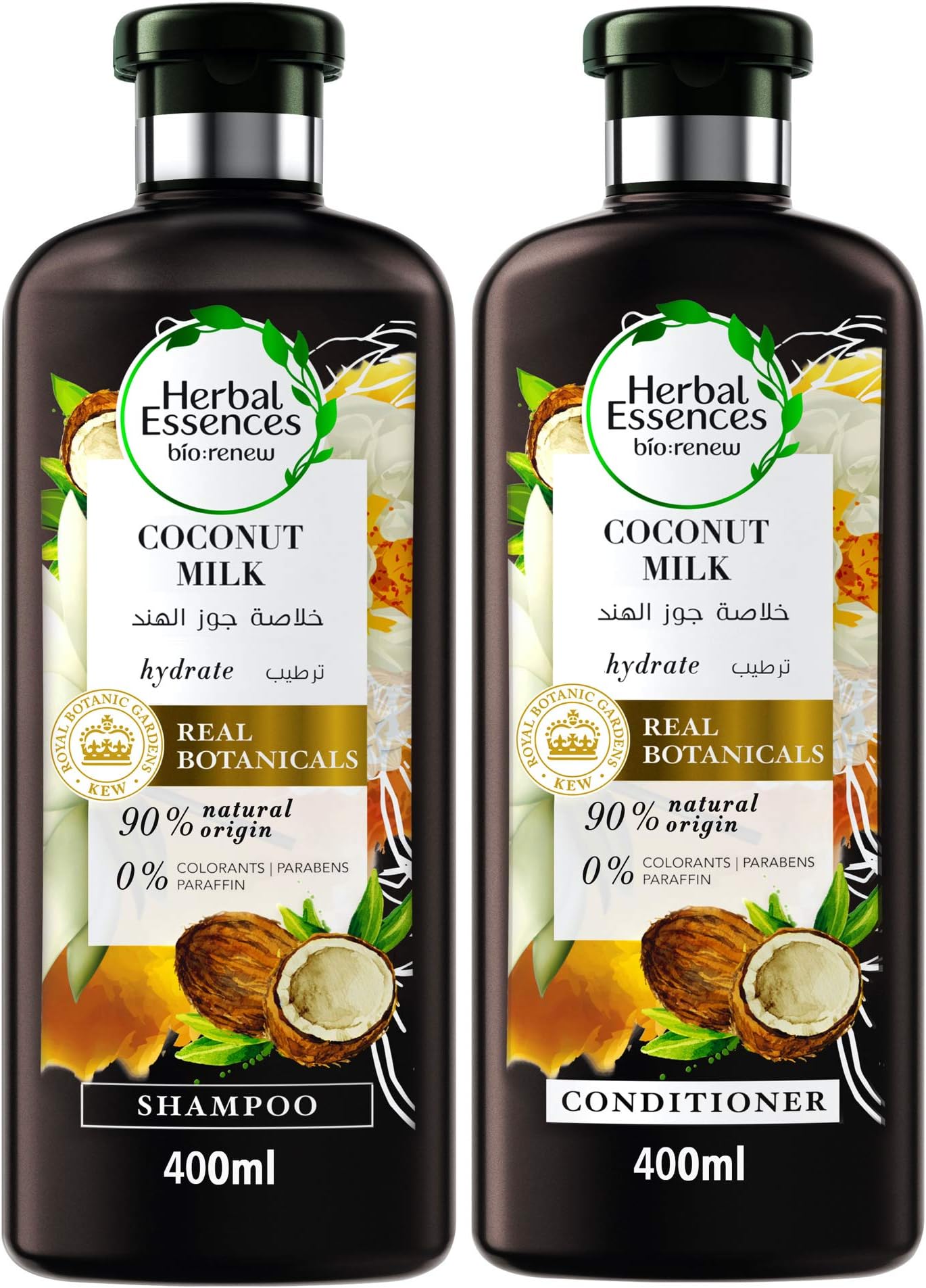 Herbal Essences Bio:Renew, Coconut Milk, Shampoo 400ml + Conditioner 400ml