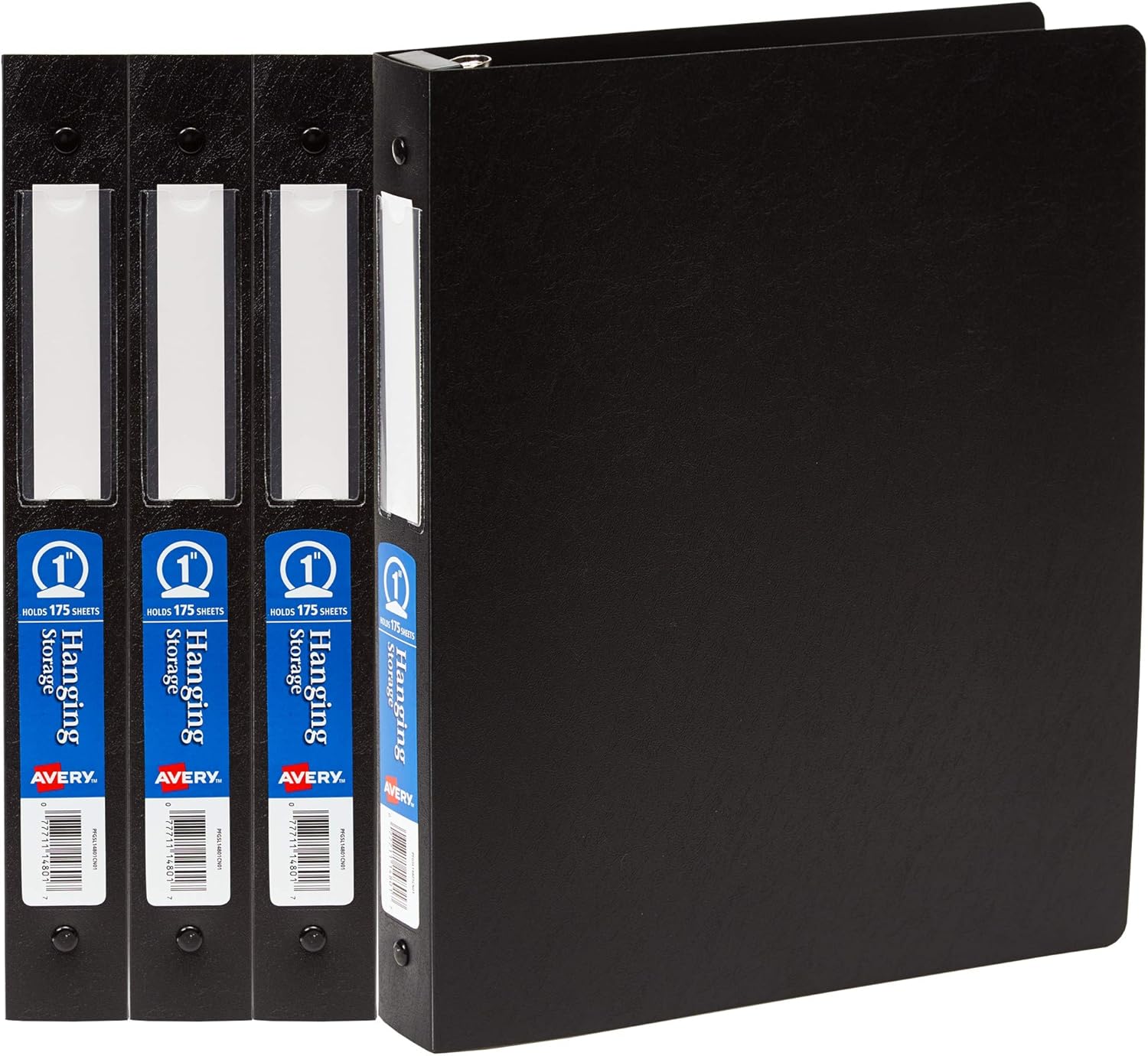 Avery Hanging Storage Flexible 3 Ring Binders, 1" Round
