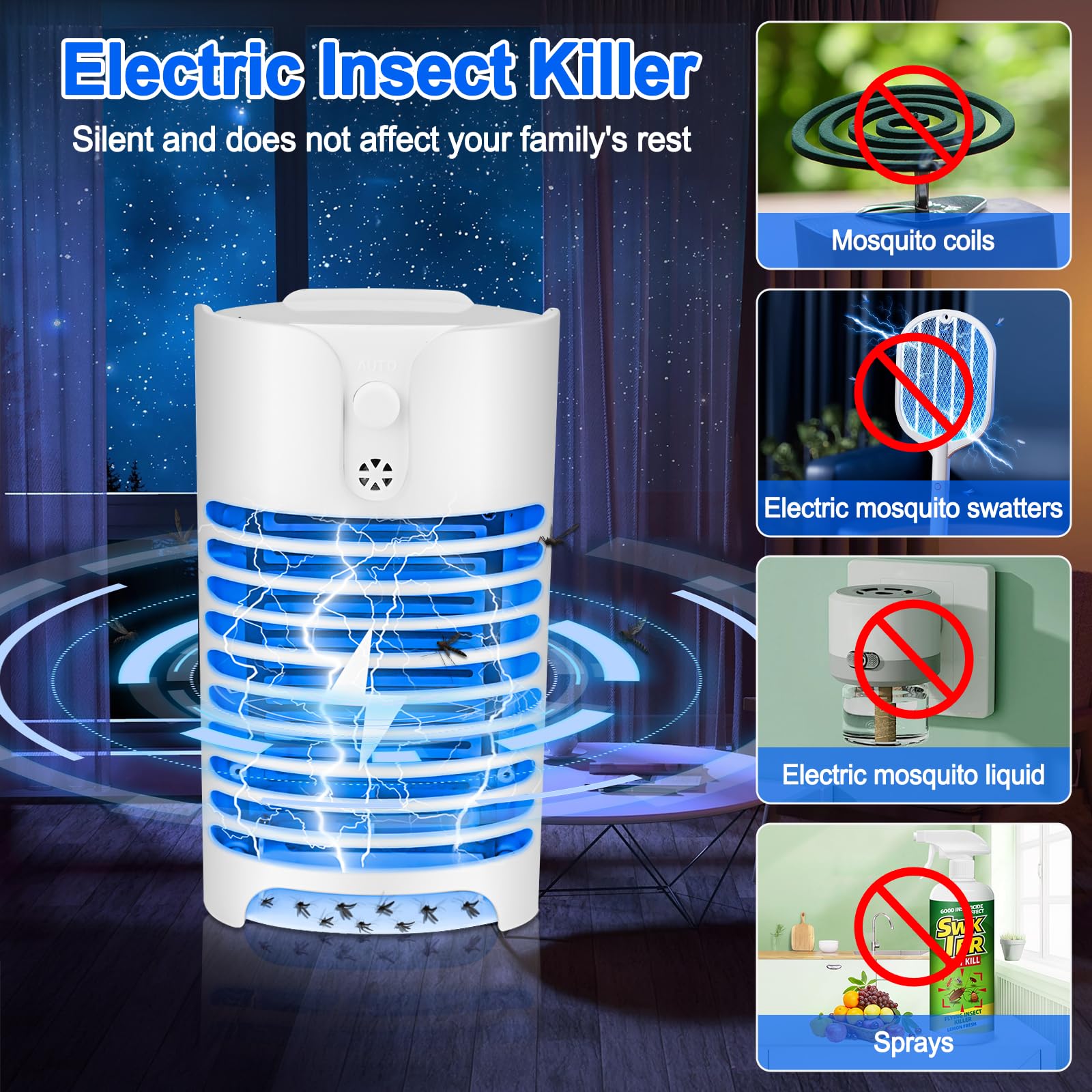 Insect killer | Fly Away Plug-in LED | Vliegen | Muggen