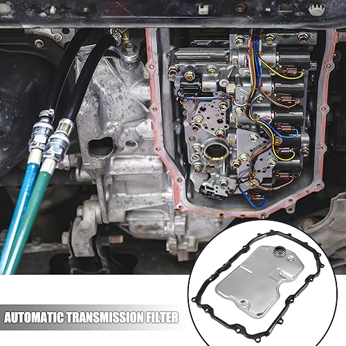 Miniatura 2 de X AUTOHAUX Kit de juntas de cárter de aceite de filtro de transmisión automática para Porsche Cayenne para Audi Q7 Touareg 09DTR-60SN 95530740300