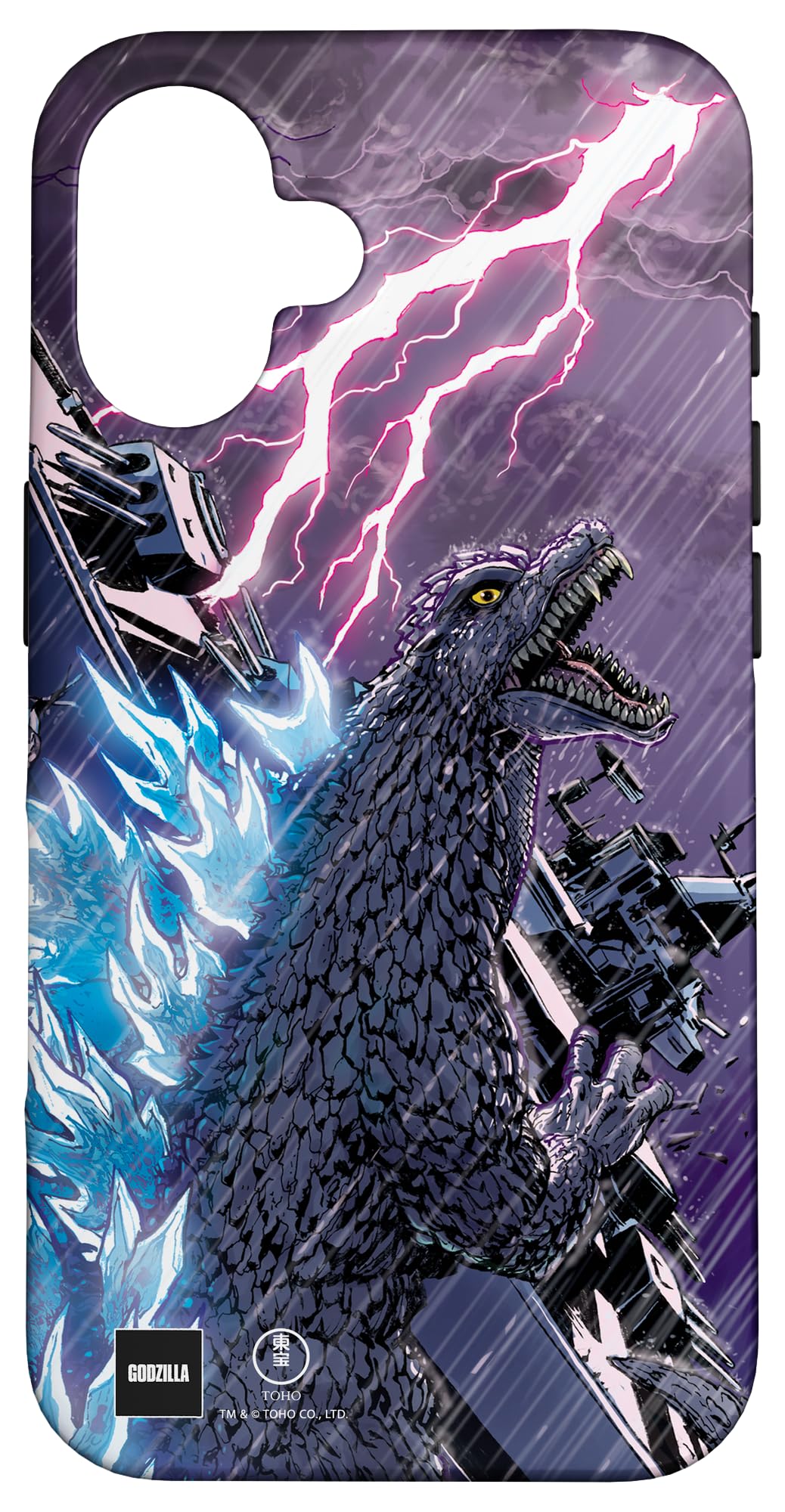 iPhone 16 Godzilla Comic Art "Battleship Down" Case