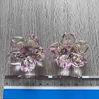 銀座WAKO 玻璃の匠 マルティグラス 金彩 小鉢 金箔入　桜型　未使用シール付 銀座WAKO 玻璃の匠 マルティグラス 金彩 小鉢 金箔入 桜型 未