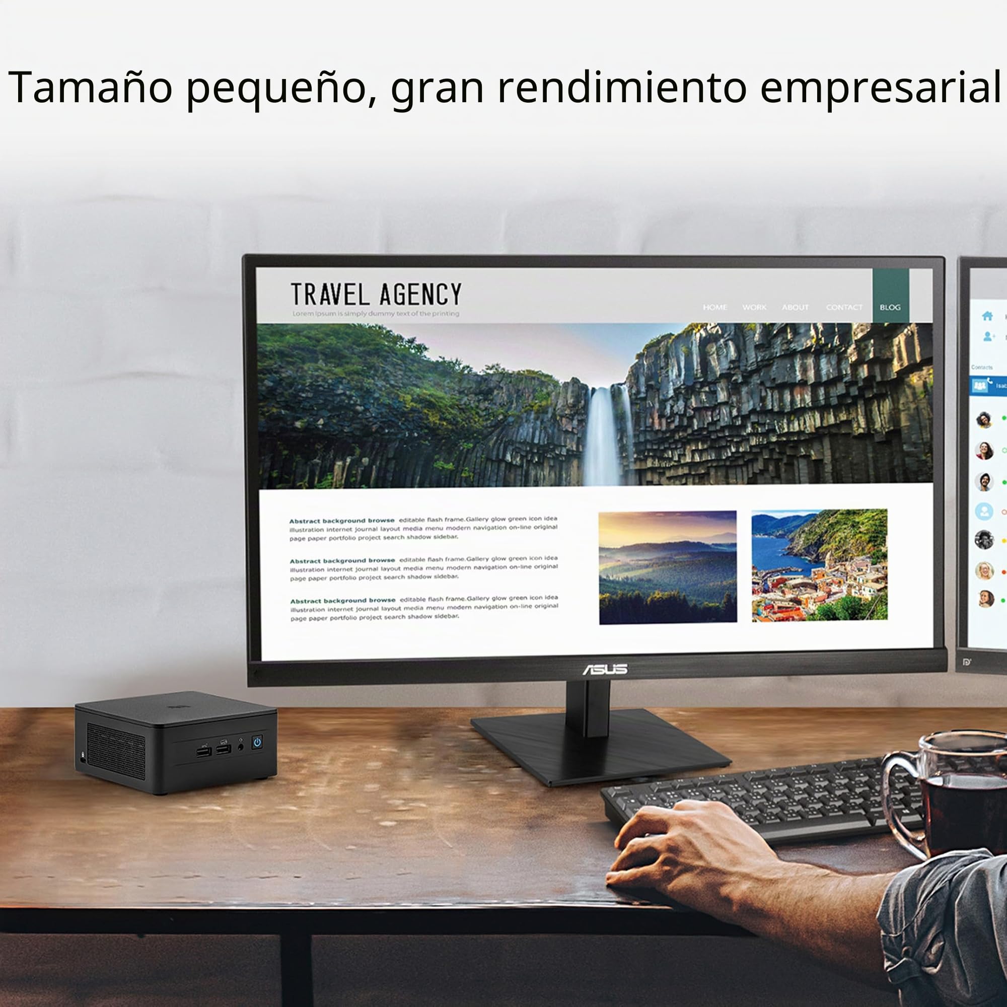 ASUS NUC 12 Pro - Ordenador de sobremesa Barebone (Intel Core i5-1240P, Intel UHD Graphics, sin Memoria, sin Almacenamiento, sin SO, Incluye Cable de alimentación)