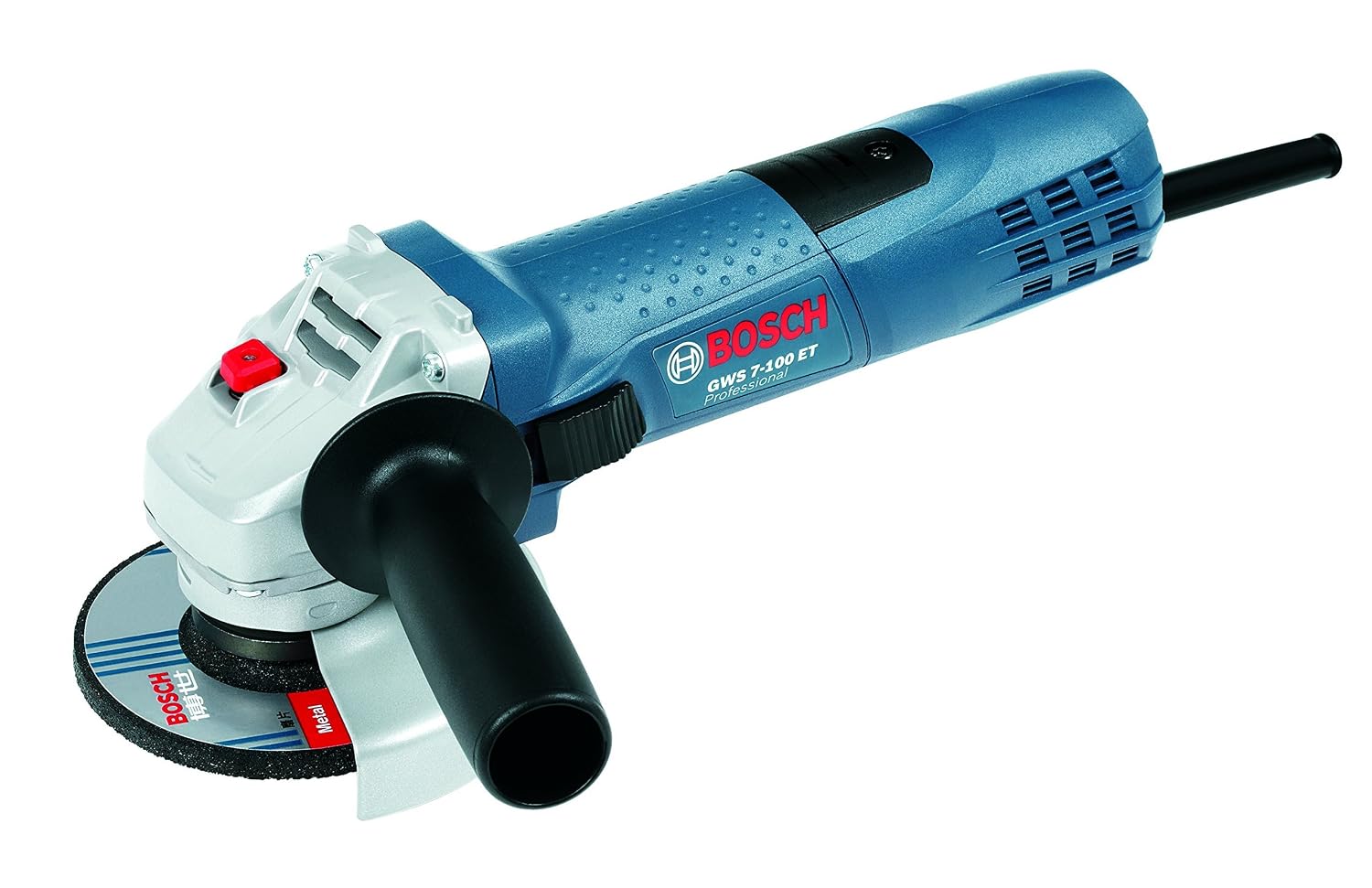 Bosch GWS 7-100 Angle Grinder with auxiliary handle