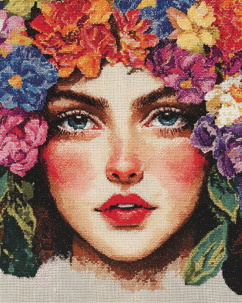 Cross-stitching needlecrafts pattern sin contar hilos para evitar errores de bordado 8