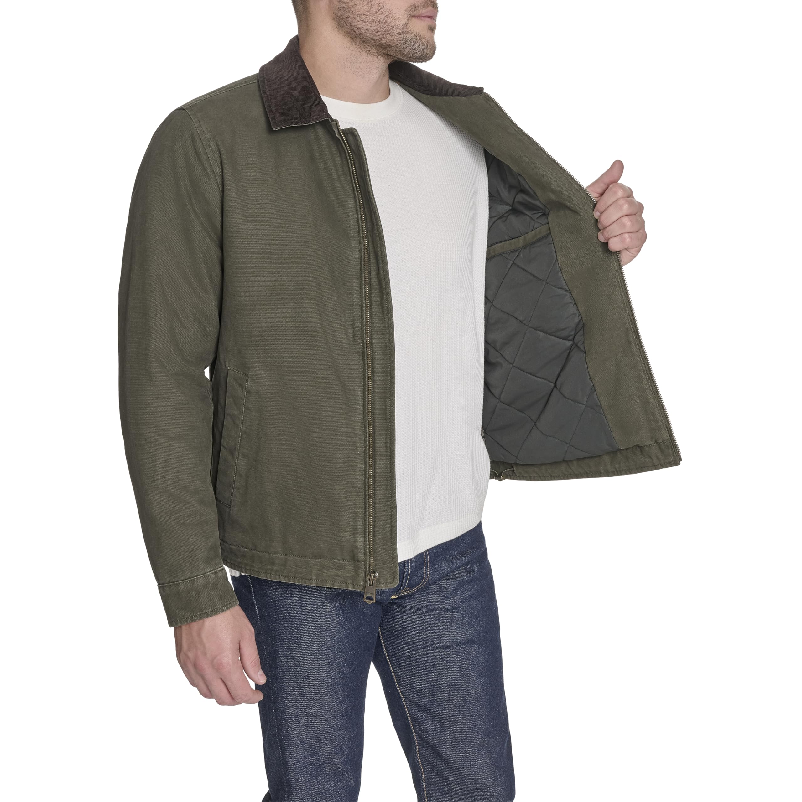 Levi's Herren Cotton Depot Jacket With Corduroy Collar Jacke (1er Pack)