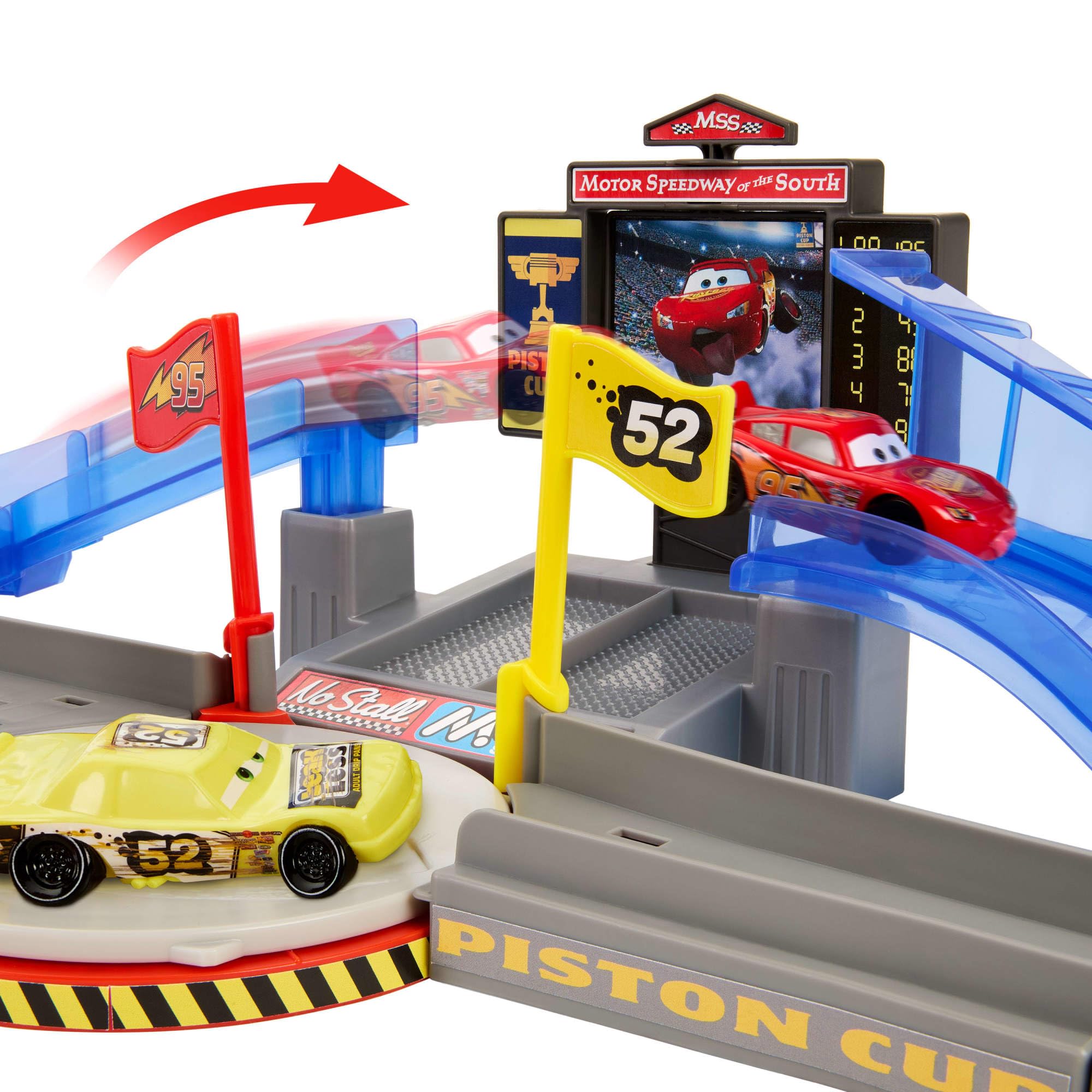 Mattel Disney Pixar Cars Playset & Toy Car, Tongue-Out Lightning