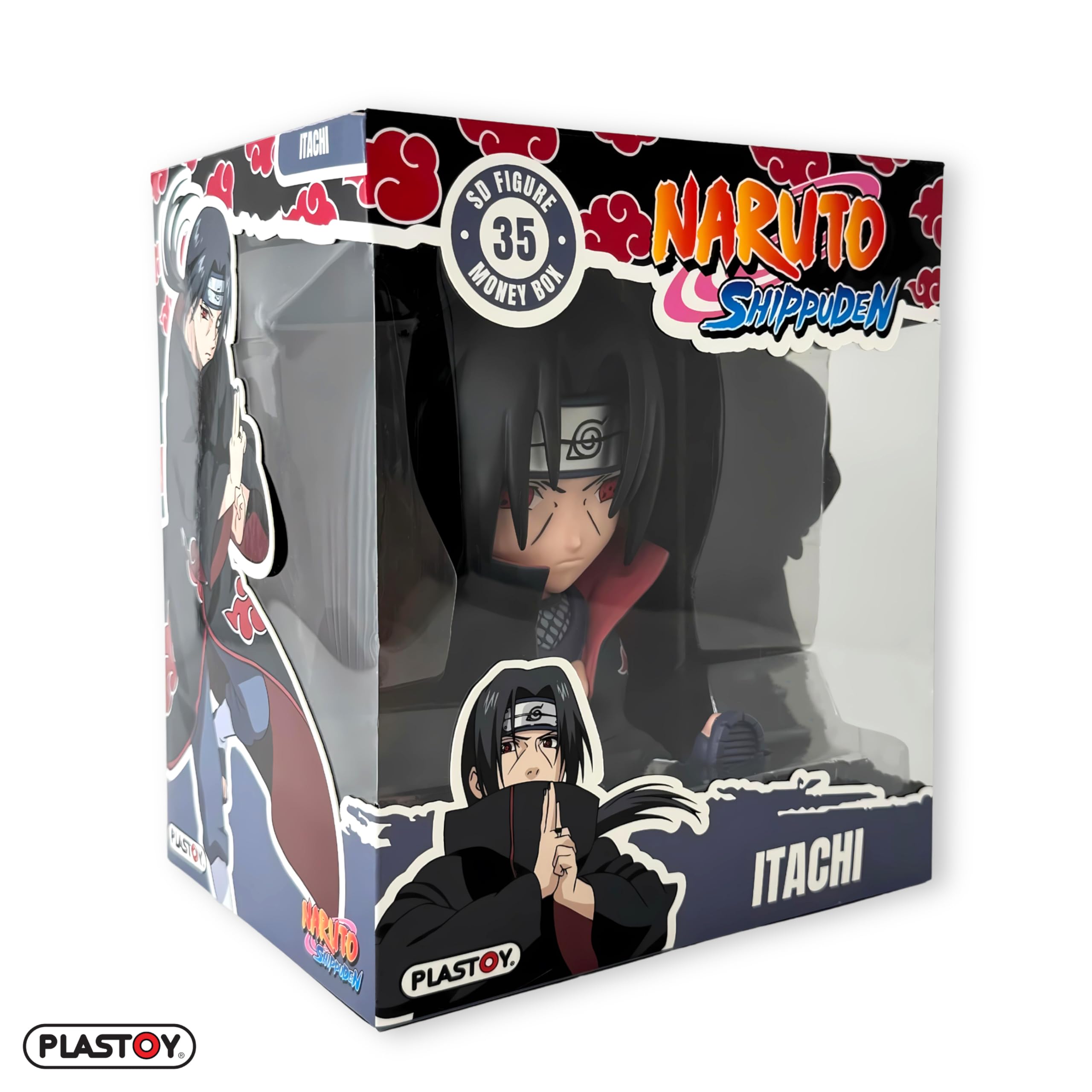 Plastoy Naruto Shippuden Salvadanaio Itachi Uchiwa - Plastica - 15 cm