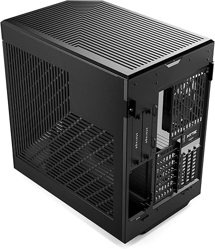 Vista 15 de HYTE Y60 - Moderna caja para juegos ATX de torre media con doble cámara panorámica de vidrio templado y cable elevador PCIE 4.0 incluido