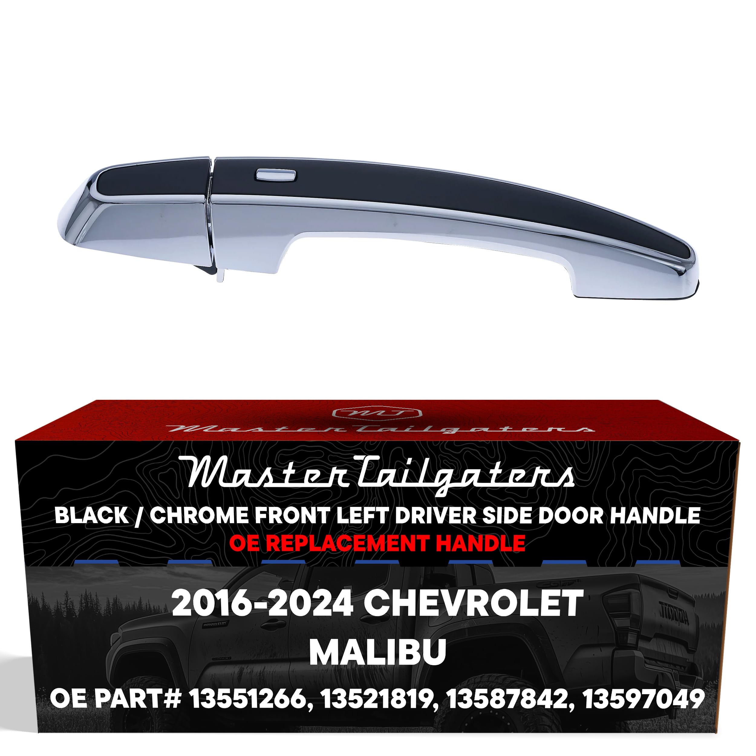 Amazon.com: Master Tailgaters Exterior Door Handle Black/Chrome