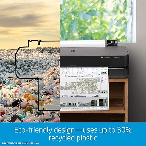 Miniatura 9 de HP DesignJet T200 - Impresora trazadora de gran formato de 24 pulgadas con diseño moderno de oficina 8AG32A