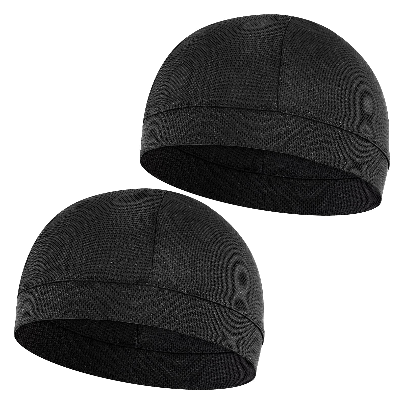 Sibba 2 Pieces Waves Caps Men Skull Caps Sweat Wicking Beanie