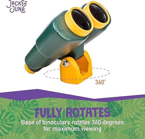 Miniatura 4 de Jack and June Green and Yellow Rotating Playset Binoculars Compatible with Most Playsets