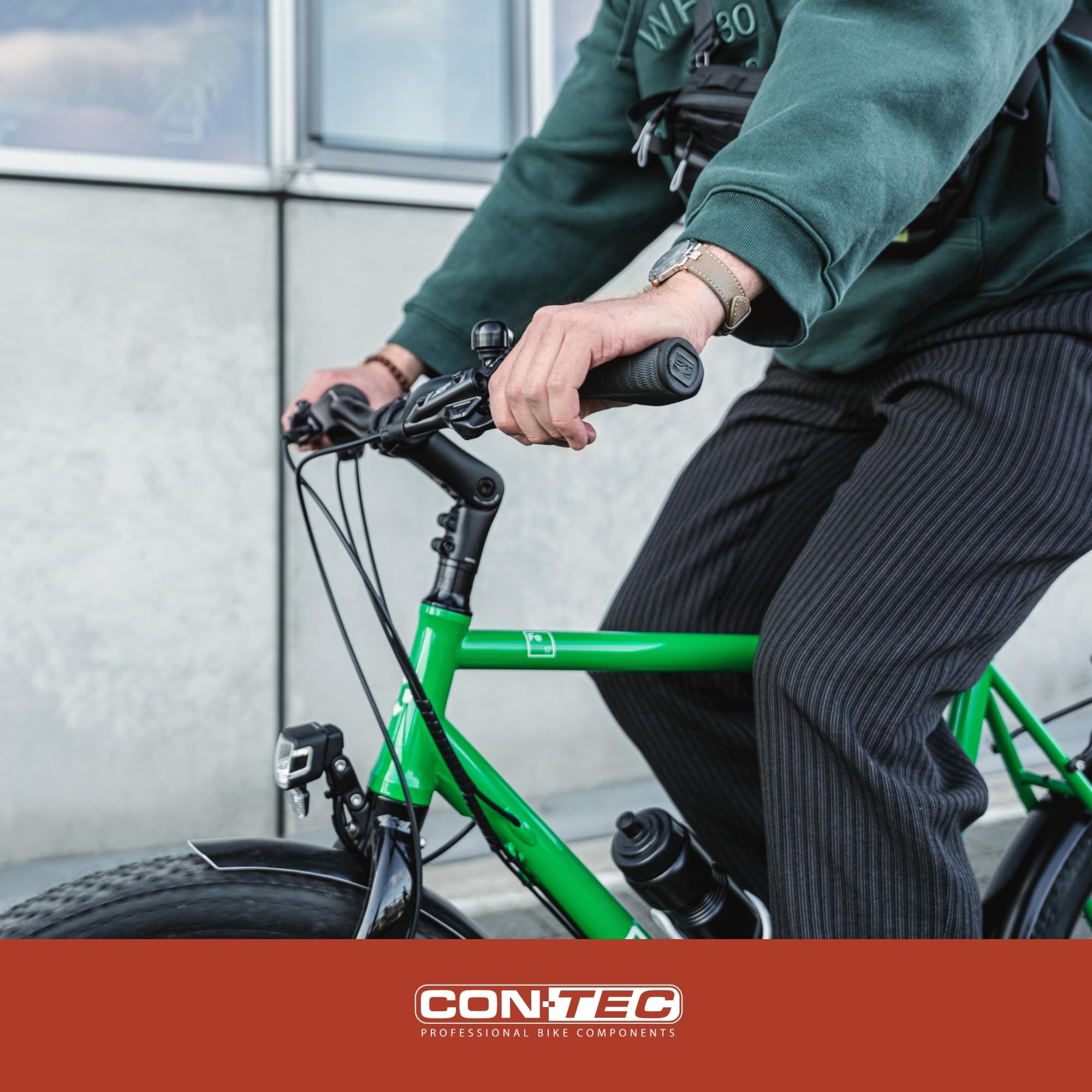 CONTEC Fahrrad-Bremsscheibe CDR-CLE, 203 mm, 207 g, Aluminium-Spider, Center Lock, E-Bike kompatibel, Edelstahl, hitzebeständig, einfache Montage, silber