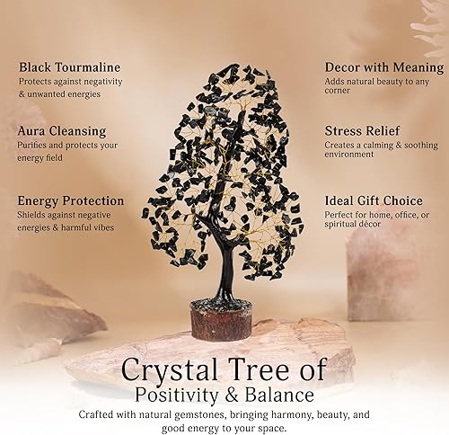 Miniatura 6 de Turmalina negra - Árbol de chakras, cristal natural de turmalina negra premium, cristal de cuarzo negro - cristal de turmalina,