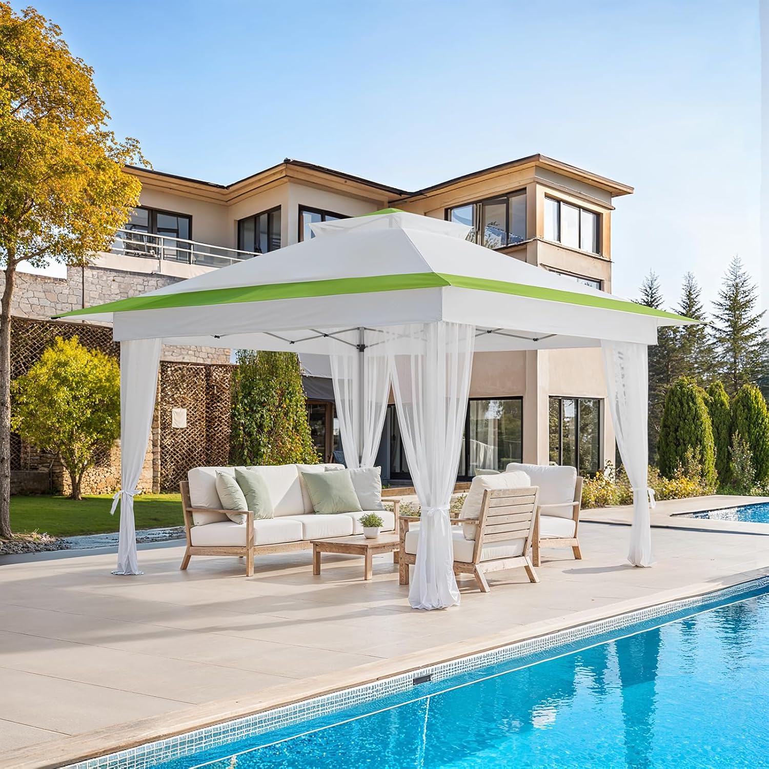 Pipishell 13x13 Pop Up Gazebo Outdoor Canopy Togo Ubuy