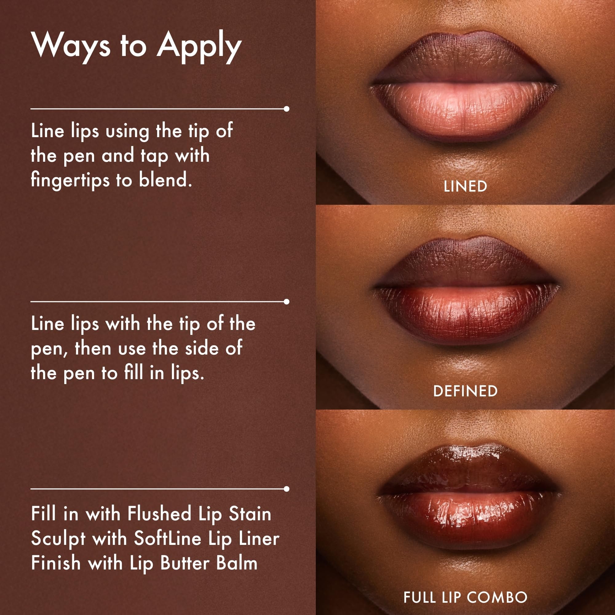 Summer Fridays Mocha Lip Stain Liner - 12hr Wear -7